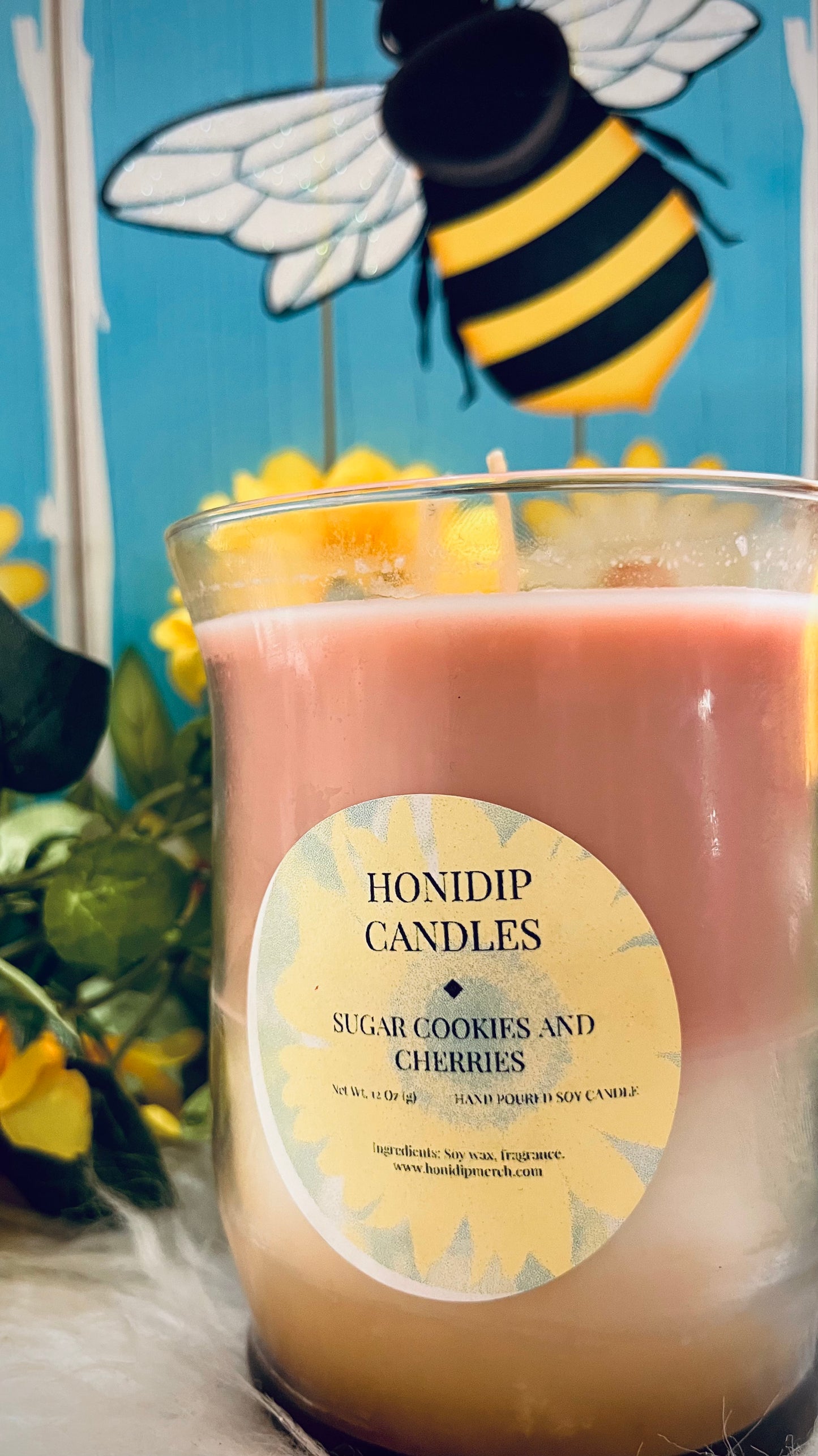 Soy massage candles
