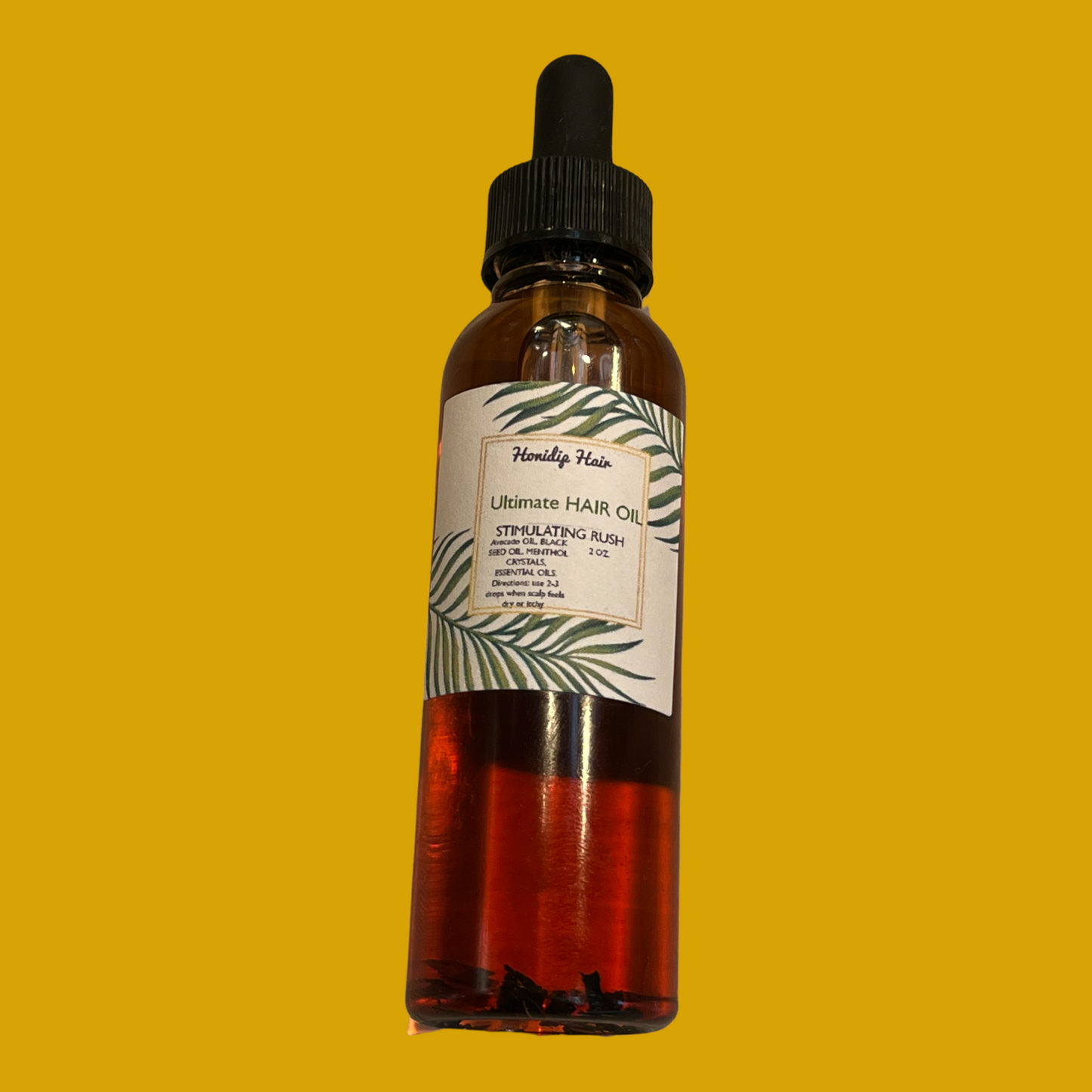Stimulating hair oil
